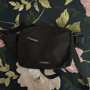 Vera Bradley Black Crossbody/Fanny Pack